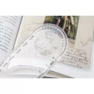 Rigla, 180 mm, Everestus, 20FEB10747, Plastic, Transparent