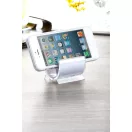 Suport de telefon, 55×55×50 mm, Everestus, 20FEB10399, Plastic, Alb, Transparent