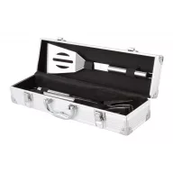  Set Barbeque 3 piese, 371×102×82 mm, Everestus, 20FEB4671, Otel inoxidabil, Argintiu