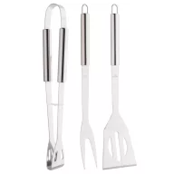  Set Barbeque 3 piese, 371×102×82 mm, Everestus, 20FEB4671, Otel inoxidabil, Argintiu