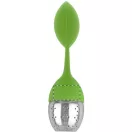 Infuzor de ceai, tea leaf, ø35×150 mm, Everestus, 20FEB4270, Silicon, Otel inoxidabil, Verde