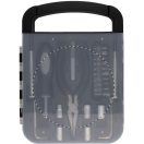 Set 22 scule in cutie cu maner, 220×160×27 mm, Everestus, 20FEB16282, Plastic, Negru