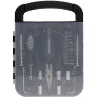   Set 22 scule in cutie cu maner, 220×160×27 mm, Everestus, 20FEB16282, Plastic, Negru