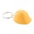 Breloc casca de protectie, 37×38×22 mm, Everestus, 20FEB6697, Plastic, Galben