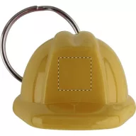   Breloc casca de protectie, 37×38×22 mm, Everestus, 20FEB6697, Plastic, Galben
