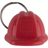   Breloc casca de protectie, 37×38×22 mm, Everestus, 20FEB6695, Plastic, Rosu