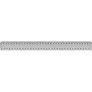 Rigla, 311×30×3 mm, Everestus, 20FEB10726, Aluminiu, Argintiu