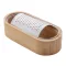 Razatoare pentru cascaval, 151×68×40 mm, Everestus, 20FEB11128, Otel inoxidabil, Bambus, Natur