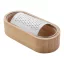 Razatoare pentru cascaval, 151×68×40 mm, Everestus, 20FEB11128, Otel inoxidabil, Bambus, Natur