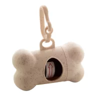   Dog waste bag dispenser, 82×54×41 mm, Everestus, 20FEB7919, Paie de grau, Plastic, Bej