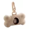 Dog waste bag dispenser, 82×54×41 mm, Everestus, 20FEB7919, Paie de grau, Plastic, Bej