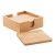 Set 4 suporturi de pahare, 110×110×40 mm, Everestus, 20FEB17173, Bambus, Natur