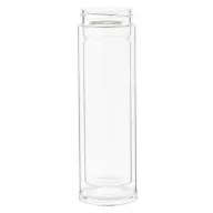   Termos, 21MAR2663, 420 ml, Ø 72x235 mm, Everestus, Sticla, Bambus, Natur, Transparent