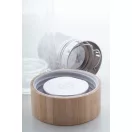 Termos, 21MAR2663, 420 ml, Ø 72x235 mm, Everestus, Sticla, Bambus, Natur, Transparent