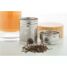 Termos, 21MAR2663, 420 ml, Ø 72x235 mm, Everestus, Sticla, Bambus, Natur, Transparent