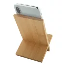 Suport de telefon pentru birou, 21MAR2139, 140x80x5 mm, Everestus, Bambus, Natur