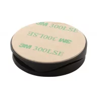   Suport pentru telefon de birou, Everestus, 21OCT1114, ø41 x 9 mm, Plastic, Bambus, Negru