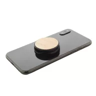   Suport pentru telefon de birou, Everestus, 21OCT1114, ø41 x 9 mm, Plastic, Bambus, Negru