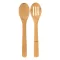 Set 2 tacamuri pentru salata, Everestus, 21OCT1308, 2, 300 x 60 mm, Bambus, Natur