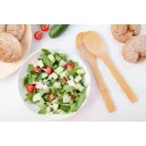 Set 2 tacamuri pentru salata, Everestus, 21OCT1308, 2, 300 x 60 mm, Bambus, Natur