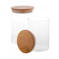   Borcan, Everestus, 22FEB1125, 550 ml, Ø85x120 mm, Sticla, Transparent