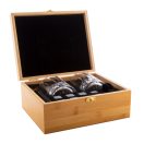 Set whisky, Everestus, 18SEP4558, 11 piese, 235x188x100 mm, Bambus, Sticla, Natur