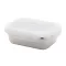 Caserola pranz, Everestus, 18SEP2392, 650 ml, 176x131x59 mm, Polipropilena, Otel, Argintiu