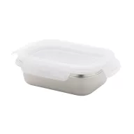   Caserola pranz, Everestus, 18SEP2392, 650 ml, 176x131x59 mm, Polipropilena, Otel, Argintiu