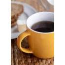 Cana, Everestus, 42FEB230440, 335 ml, Ø92x86 mm, Ceramica, Hartie, Galben