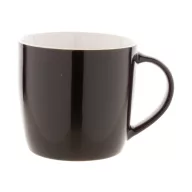   Cana, Everestus, 42FEB230433, 335 ml, Ø92x86 mm, Ceramica, Hartie, Negru