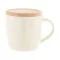 Cana, Everestus, 42FEB230443, 335 ml, Ø92x95 mm, Ceramica, Bambus, Natur