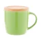 Cana, Everestus, 42FEB230445, 335 ml, Ø92x95 mm, Ceramica, Bambus, Verde