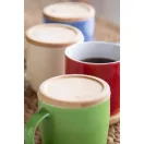 Cana, Everestus, 42FEB230445, 335 ml, Ø92x95 mm, Ceramica, Bambus, Verde