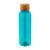 Sticla de apa bidon sport, Everestus, 42FEB230982, 500 ml, Ø65x200 mm, Plastic, Bambus, Albastru Light