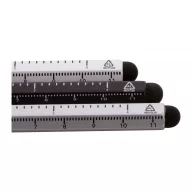   Pix fara pasta cu rigla, Everestus, 42FEB231780, Ø9x150 mm, Aluminiu, Metal, Negru
