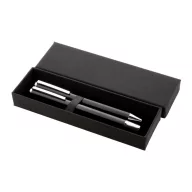   Set 2 instrumente de scris, Everestus, 42FEB231706, 175x55x30 mm, Aluminiu, Hartie, Negru