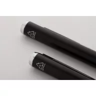   Set 2 instrumente de scris, Everestus, 42FEB231706, 175x55x30 mm, Aluminiu, Hartie, Negru