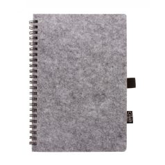  Agenda, Everestus, 42FEB231421, A5, Dictando, Coperta cu spirala, 80 file, 144x212x8 mm, Polietilena, Hartie, Gri