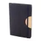 Agenda, Everestus, 42FEB231399, A5, Dictando, Coperta standard, 80 file, 145x210x15 mm, Poliester, Bambus, Albastru Dark