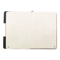   Agenda, Everestus, 42FEB231399, A5, Dictando, Coperta standard, 80 file, 145x210x15 mm, Poliester, Bambus, Albastru Dark