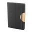 Agenda, Everestus, 42FEB231398, A5, Dictando, Coperta standard, 80 file, 145x210x15 mm, Poliester, Bambus, Negru