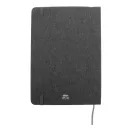 Agenda, Everestus, 42FEB231398, A5, Dictando, Coperta standard, 80 file, 145x210x15 mm, Poliester, Bambus, Negru
