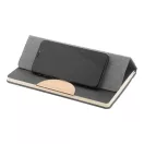 Agenda, Everestus, 42FEB231400, A5, Dictando, Coperta standard, 80 file, 145x210x15 mm, Poliester, Bambus, Gri