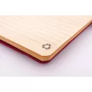 Agenda, Everestus, 42FEB231436, A5, Dictando, Coperta cu spirala, 70 file, 150x210x15 mm, Poliester, Hartie, Rosu