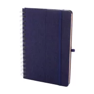   Agenda, Everestus, 42FEB231434, A5, Dictando, Coperta cu spirala, 70 file, 150x210x15 mm, Poliester, Hartie, Albastru