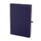 Agenda, Everestus, 42FEB231434, A5, Dictando, Coperta cu spirala, 70 file, 150x210x15 mm, Poliester, Hartie, Albastru
