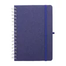 Agenda, Everestus, 42FEB231434, A5, Dictando, Coperta cu spirala, 70 file, 150x210x15 mm, Poliester, Hartie, Albastru