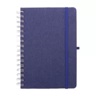   Agenda, Everestus, 42FEB231434, A5, Dictando, Coperta cu spirala, 70 file, 150x210x15 mm, Poliester, Hartie, Albastru