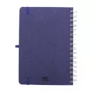 Agenda, Everestus, 42FEB231434, A5, Dictando, Coperta cu spirala, 70 file, 150x210x15 mm, Poliester, Hartie, Albastru