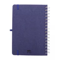   Agenda, Everestus, 42FEB231434, A5, Dictando, Coperta cu spirala, 70 file, 150x210x15 mm, Poliester, Hartie, Albastru